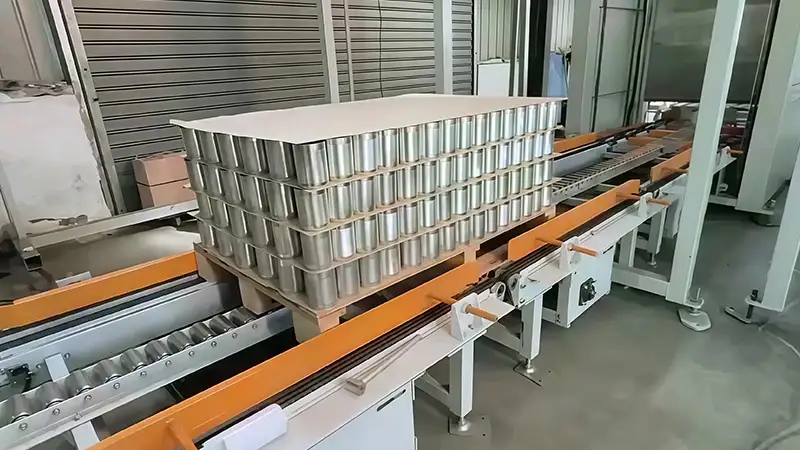 Депаллетайзер для пустых банок