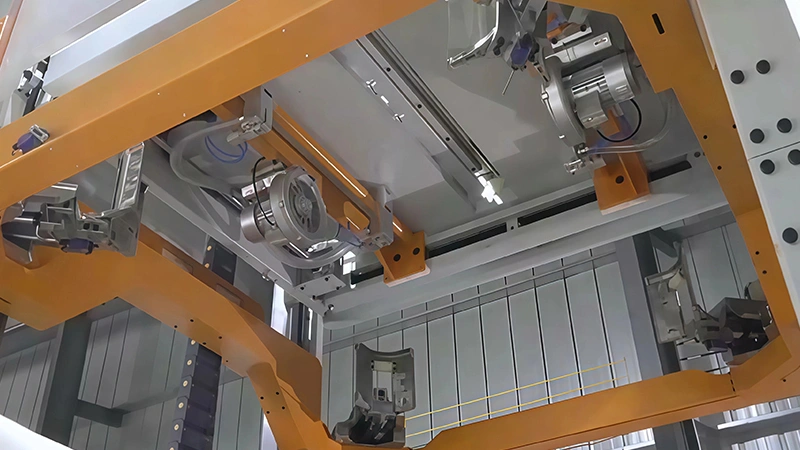 Автоматический паллетоупаковщик в стрейч-худ пленку