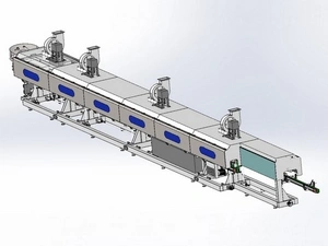 Печь сушки и полимеризации покрытия корпусов банок