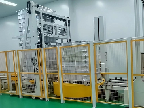 Автоматическая машина для штабеллирования паллет (Штабеллер с двойной загрузкой)