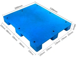 Пластиковые паллеты на 9-ти ножках