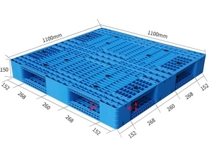 Двухнастильные пластиковые паллеты